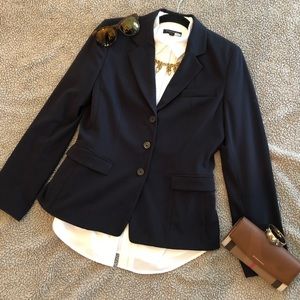 ELIE TAHARI Navy Blue Blazer